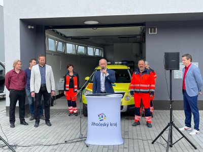 Nová výjezdová základna ZZS JčK ve Veselí nad Lužnicí